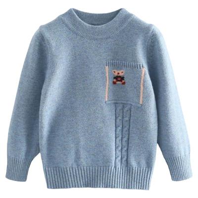 秋冬男童学生羊绒衫打底衫