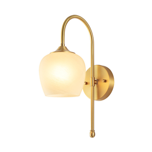 法式中古客厅卧室床头壁灯2025新款全铜楼梯欧式美式复古全铜灯具