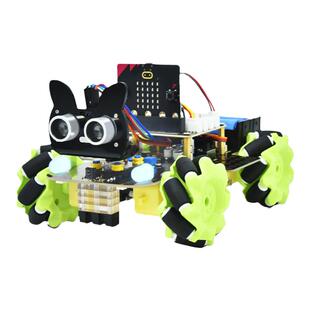 microbit智能小车套件4WD麦克纳姆轮APP控制循迹机器人开发板循迹