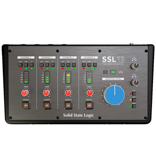 英国Solid State Logic SSL12专业声卡录音编曲直播K歌编曲混音