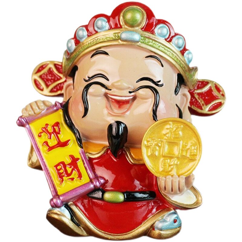 肖战同款财神公仔盲盒迎财小财神摆件车载饰品新中式创意祝福礼品