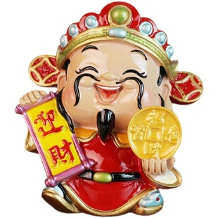 肖战同款财神公仔盲盒迎财小财神摆件车载饰品新中式创意祝福礼品