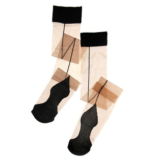 性感情趣丝袜一条线显瘦长筒袜子 大腿袜黑丝诱惑