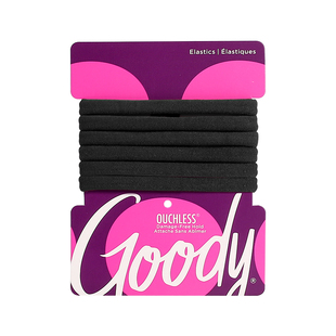 Goody歌妮零压力无缝发圈高弹女耐用丸子头马尾黑色头绳发饰