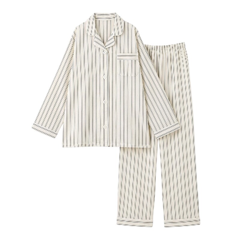 日本制双层纱女士居家服睡衣套装
