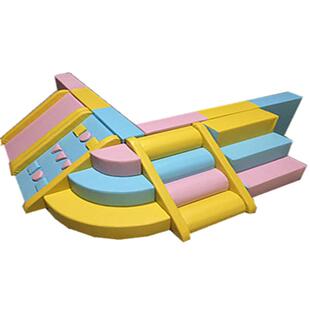 幼儿园球池室内软体角落球池早教防撞爬滑组合沙池海洋球软包围栏