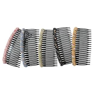 发梳插梳卡发夹子头饰头发卡子女发饰品盘发前额刘海碎发整理神器