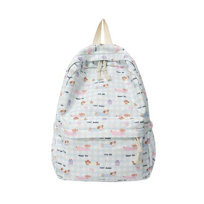 高颜值可爱书包女生高中生ins小众日系少女大学生双肩包出行背包