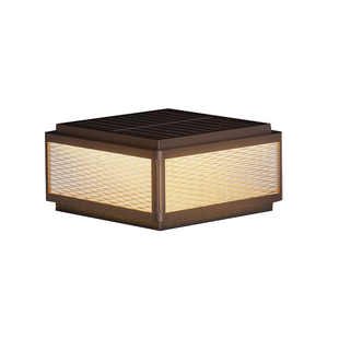 新款柱头灯太阳能大门两侧柱子灯别墅院子围墙庭院户外防水门柱灯