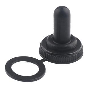 钮子开关防水帽螺纹直径6mm纽子开关防水罩12MM摇柄防尘帽防水套