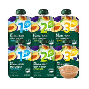 英氏婴幼儿果泥6袋西梅泥辅食泥