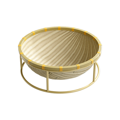 超大竹编猫窝铁架支撑稳固不翻倒