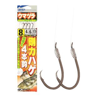 OWNER日本欧纳船钓扒皮鱼绿鳍马面鲀仕挂钓组剥皮鱼神奇串钩33581