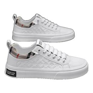 意尔康小白鞋子男鞋2026年新款春秋冬季板鞋高端爸爸男士休闲皮鞋