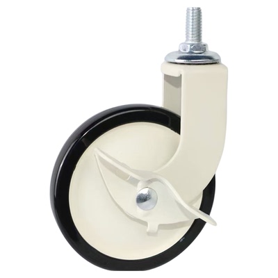 3英寸M8*15旋转螺杆静音轮带刹车