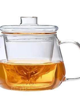 带过滤耐热玻璃茶壶可加热煮茶器