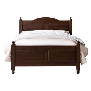 美式实木床家具白蜡木床轻美式次卧纯实木简约全双人床家用小卧室