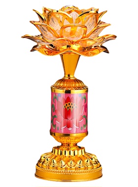艾云腾新款莲花灯七彩财神爷灯