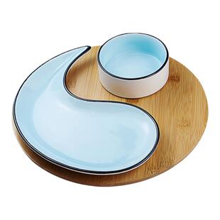 酒店创意龙井虾仁盘子异形卤水拼盘凉菜碟小吃点心摆盘餐厅意境菜