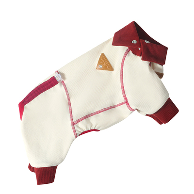 BORORO小狗狗四脚衣秋冬季打底衫衣服宠物雪纳瑞比熊秋冬小型犬