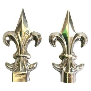 304不锈钢枪头大门庭院防护围栏阳台装饰枪尖罗马欧式牛角尖枪花