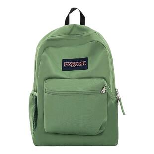 【微瑕】JanSport经典双肩包初高中男女橄榄绿city walk背包 学生