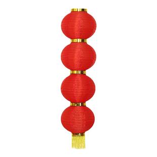 大红灯笼串户外防水三四五连串灯笼定制广告折叠元旦新年灯笼挂饰