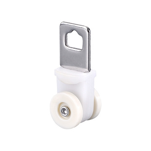 窗帘轨道滑轮配件滑轨挂钩式老式滚轮子货车导轨滑道轮滑滚珠通用