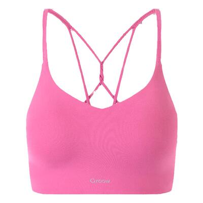 Groow桃心BRA瑜伽跑步运动背心女