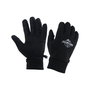 川泽春季钓鱼手套加绒保暖路亚抓鱼飞磕冬季冰钓二指翻盖防滑手套