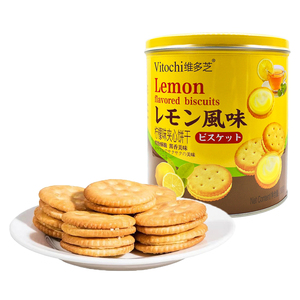 维多芝日式柠檬味夹心饼休闲零食