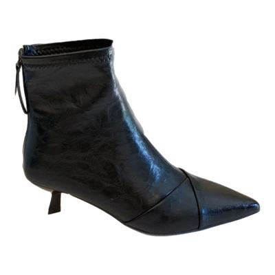 小众洋气百搭配裙子细跟时装短靴