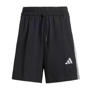 轻户外风三条纹简约高腰休闲运动短裤女装夏季新款adidas阿迪达斯
