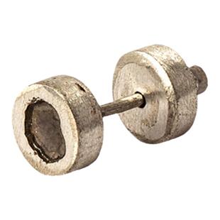 PARTS OF FOUR Tiny Stud碎钻镶嵌纯银耳钉 法国原创设计手工做旧