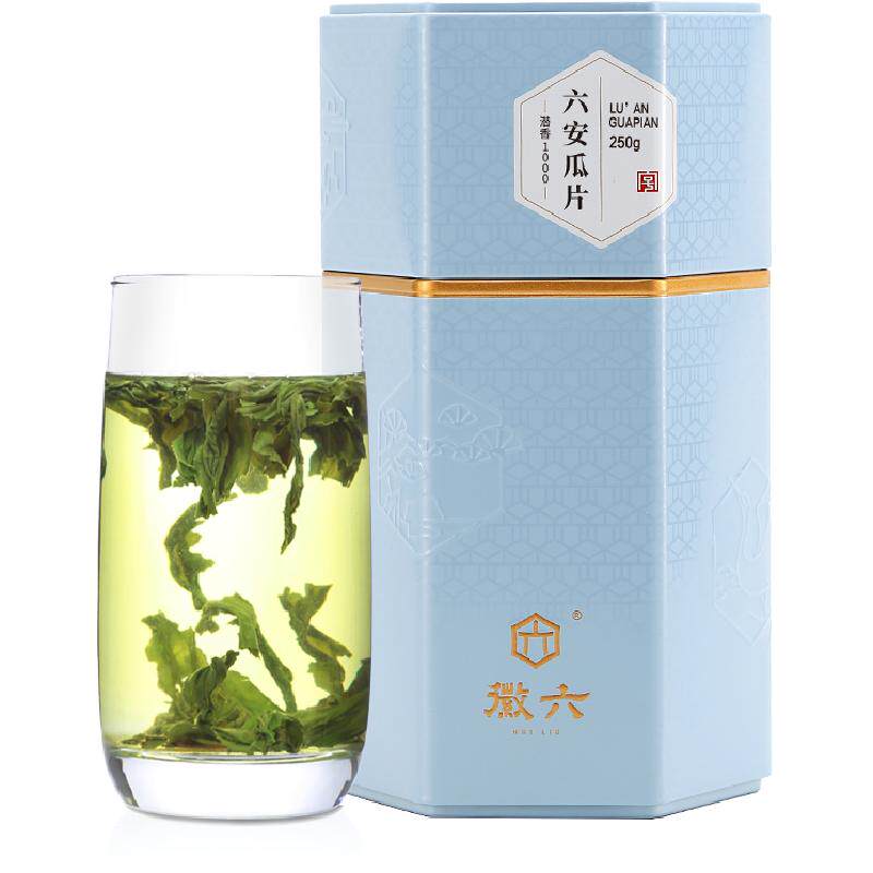 徽六绿茶六安瓜片250g×1罐