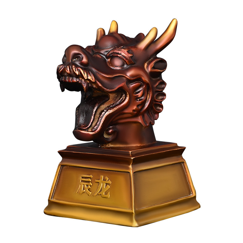 黄铜十二生肖兽首全套中式客厅