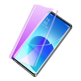 适用opporeno6pro钢化膜全覆盖玻璃reno6pro+手机膜全胶曲面屏保5G防窥uv水凝膜高清全包opop贴膜防摔保护por