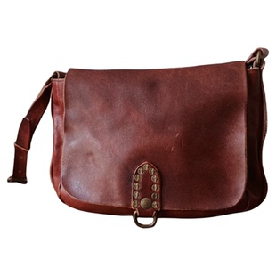 非Campomaggi复古手工邮差包休闲潮酷真皮男士斜挎包小众单肩背包