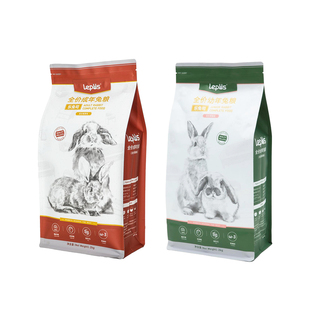 乐兔司兔粮成兔粮兔饲料兔子专用粮食主粮布格斯同配方高纤维营养