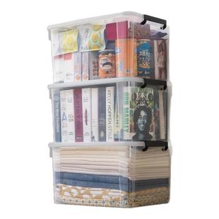 禧天龙透明收纳箱衣服收纳神器大号加厚衣物储物盒家用塑料整理箱