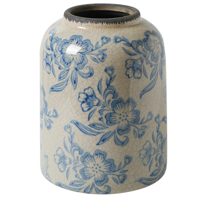 舍里中古风青花瓷花瓶