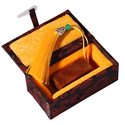 寿山石印章石料学生刻章练习