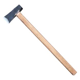 足铁匠65锰钢一体锻打斧头前劈后锤斧身加筋劈柴专用斧子斧背淬火