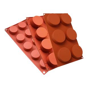 意大利Silikomart圆柱形硅胶模布丁慕斯磨具SF119/027/SF028/204