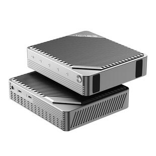 阿卡西斯兼容雷电固态硬盘盒USB4四盘位RAID磁盘阵列M2硬盘外接盒