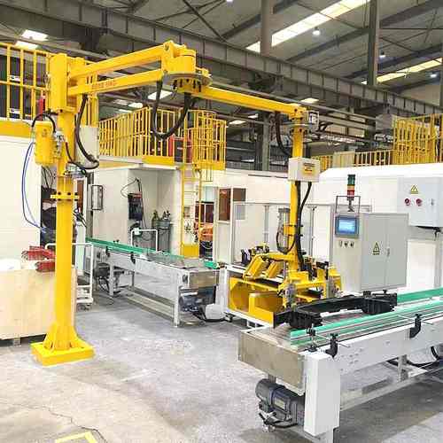 助力搬运机械手硬臂式气动平衡吊机械臂悬浮立柱折臂移动码垛转运