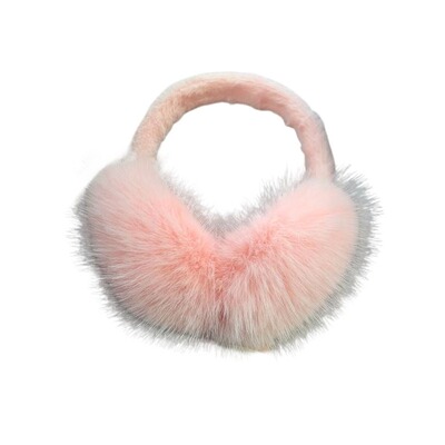 冬季防寒保暖加厚毛绒耳罩显脸小