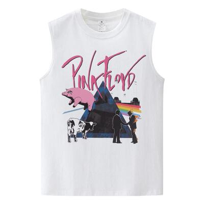 PinkFloyd摇滚美式休闲坎肩背心
