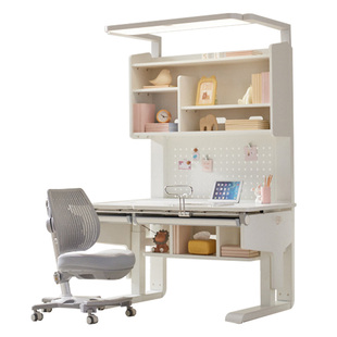 德国SugarSwan糖天鹅电动智能儿童学习桌实木升降书桌写字作业桌