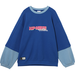 Puma/彪马官方正品PHANTACI男女拼接圆领休闲宽松卫衣631405-46